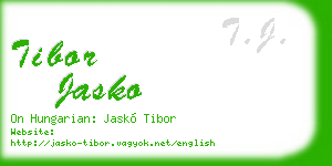 tibor jasko business card